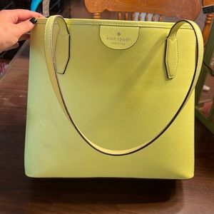 Lime green Kate Spade tote